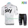Combinaison Cycliste + Cuissard 2017 Team Sky Enfant N003